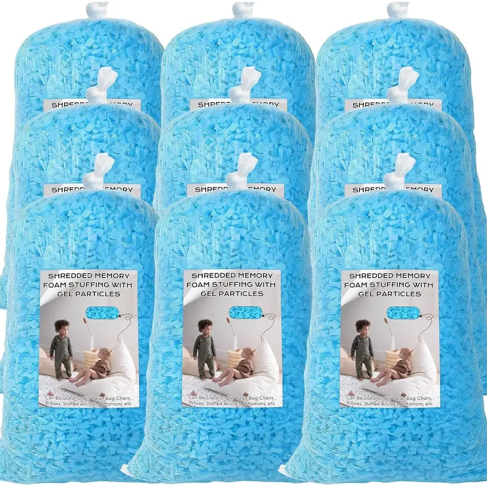 

45 lbs Memory Foam Bean Bag Filling for Chairs, Reill Inserts, Punching Bags, Pillows, Stuffed Animals, and More