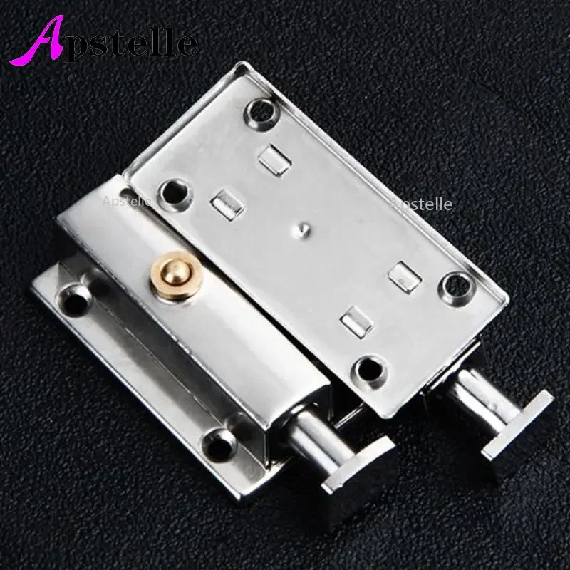 2/3/4/5inch Automatic Zinc Alloy Door Latch Barrel Bolt Hasp Stapler Gate Lock Safety Easy To Install for Bathroom Washroom