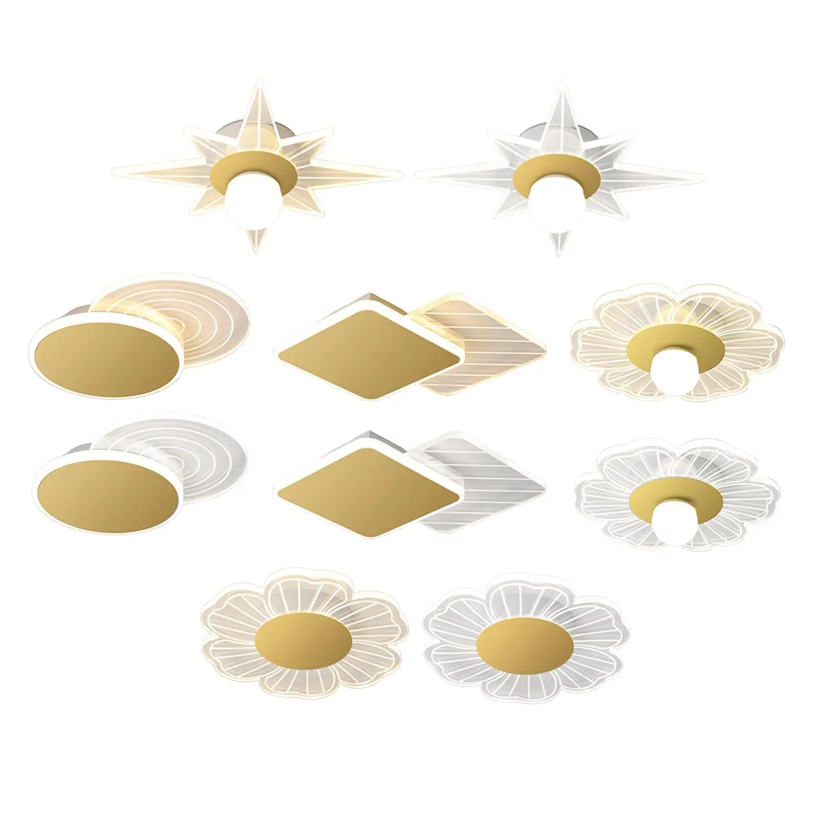 

Modern LED Ceiling Light Fixture Hallway Bedroom Ceiling Lamp Non Dimmable