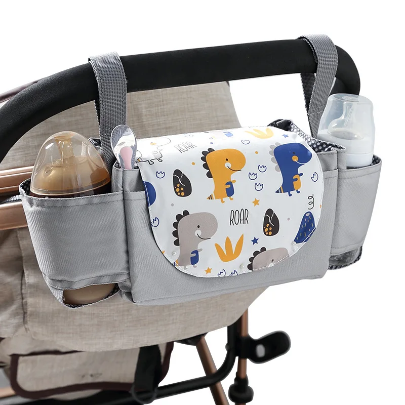 Kinderwagen Veranstalter wasserdichte Kinderwagen Tasche mit großer Kapazität Outdoor Mutter Aufbewahrung tasche modische Baby flasche Aufbewahrung tasche