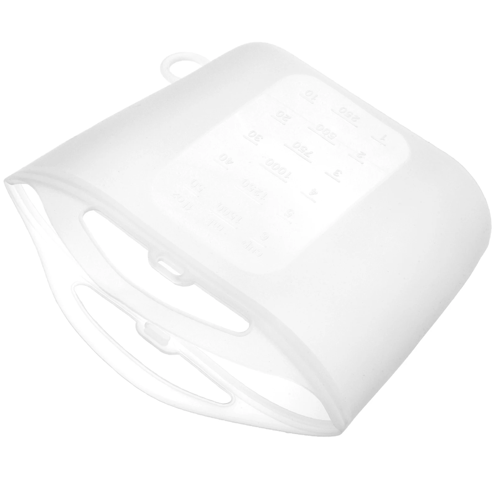 

Reusable 1200ml Food Bag White Clear Microwave Steam Vegetables Baby Bottle Steam Bags For Microwave Warm Milk Safe Container