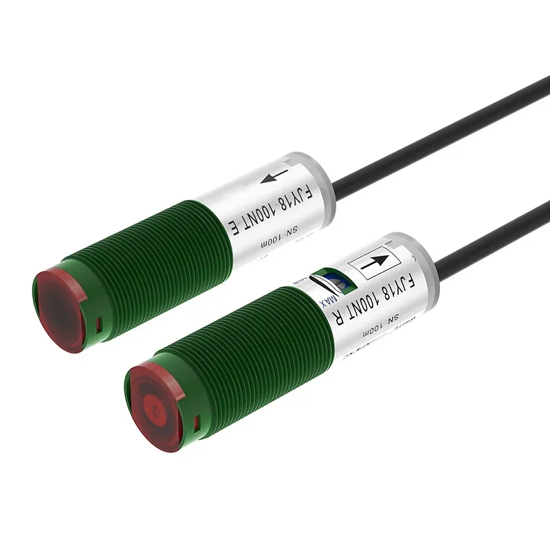 Laser alignment sensor M18 photoelectric switch sensor FJY18-100NT ranging 100 meters