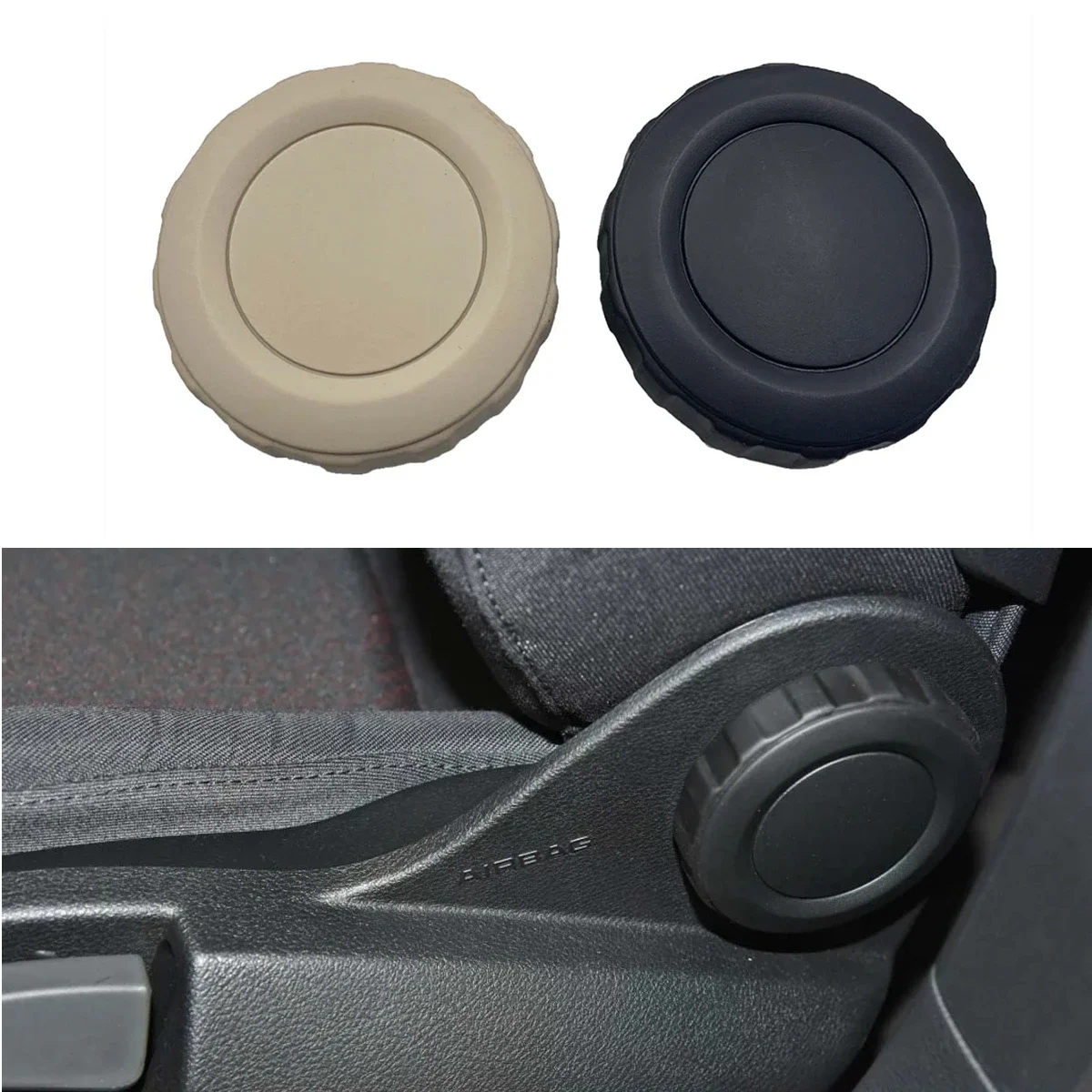 Manual Seat Adjustment Wheel Knob For Audi A3 A4 S4 A5 S5 A6 S6 A7 Q2 Q3 Q5 Q7 Q8 RS3 RS5 RS6 RS7 RSQ3 TT E-Tron 8K0881671