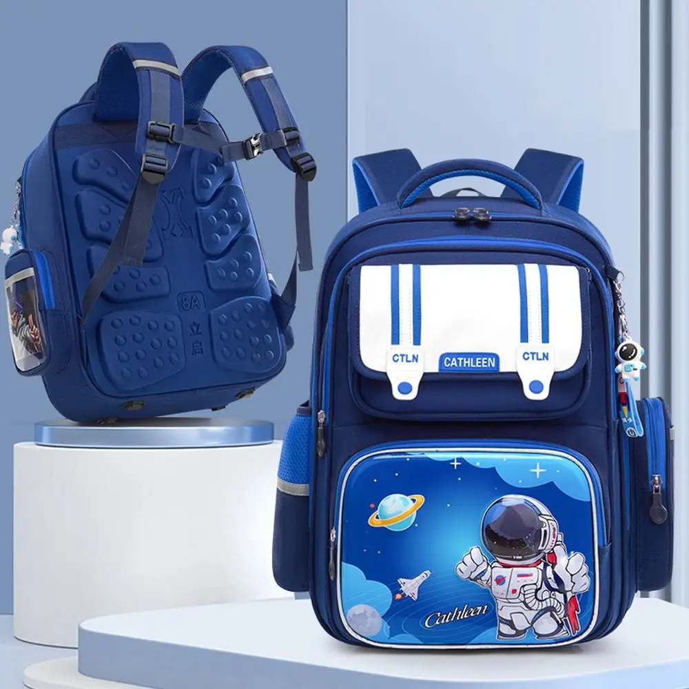 AstronsomPrint-Sac à dos d\'école de grande capacité, sac à dos multifonctionnel, protection de la colonne vertébrale, fournitures scolaires