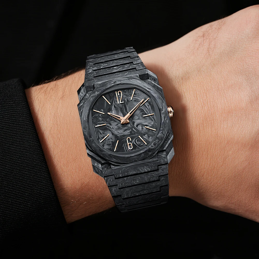 New Trend Ultra-thin Plastic Watch Men's Business Watch Waterproof High-quality Brand Watch Men's Large Dial Quartz Watch
