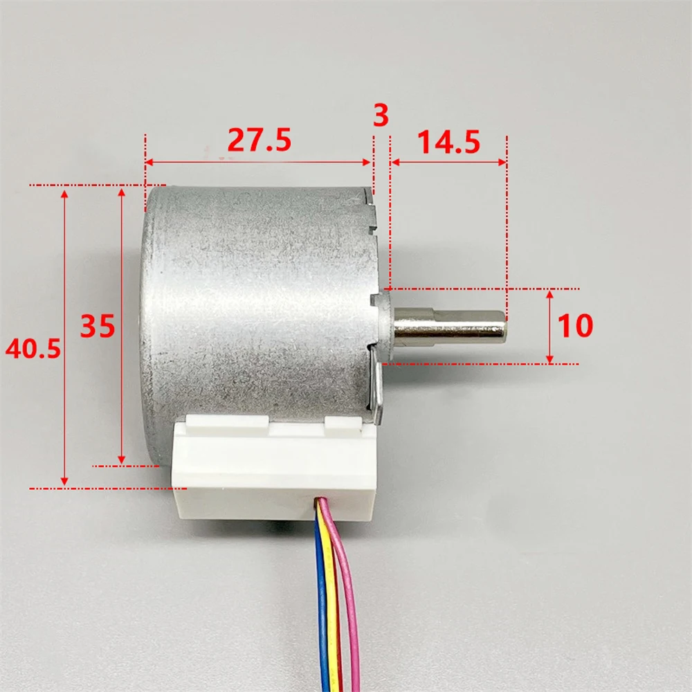 35BYJ412 Four Phase Five Wire 35-step Gear Motor DC12V Stepper Motor Low Noise High Torque Forward and Reverse DC Gear Motor