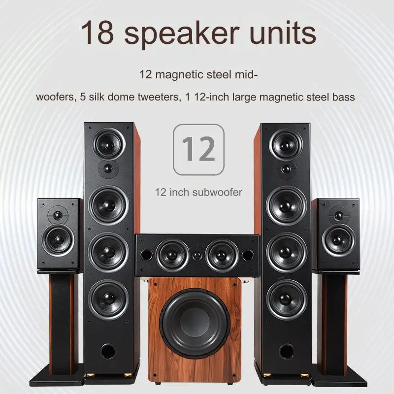 JY-650 5.1 Home Theater Set Home Bluetooth Surround Sound Factory Wholesale