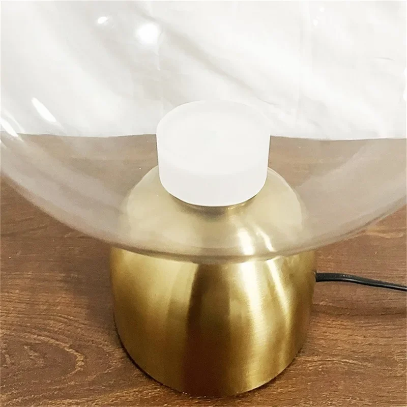 COLIN Nordic Table Lamp Contemporary Simple Creative Glass Desk Home Decorative LED Light