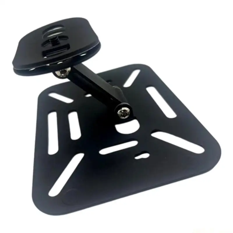 M5TD Adjustable Projector Stand With Collapsible Double-tiered Holder Design Portable Steel Frame For Stability Durability