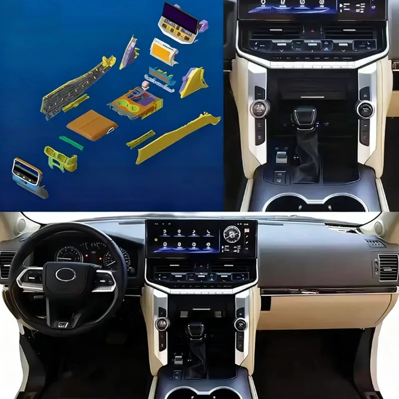 อุปกรณ์ตกแต่งภายในรถยนต์สไตล์ LC300 สำหรับ Land Cruiser 300 อัพเกรดจาก LC200 ปี 2008-2021 ขายดี