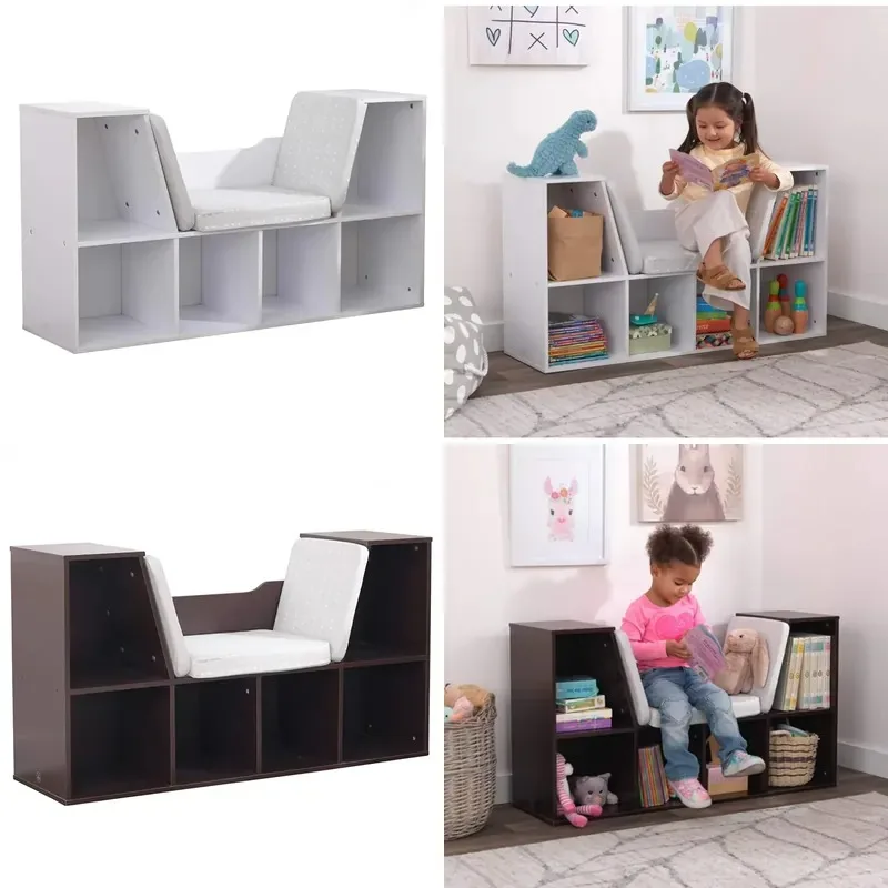 Modern Minimalist Multifunctional MDF Eco Friendly Wooden Bookshelf Storage Bookcase for Children Bedroom Reading Corner