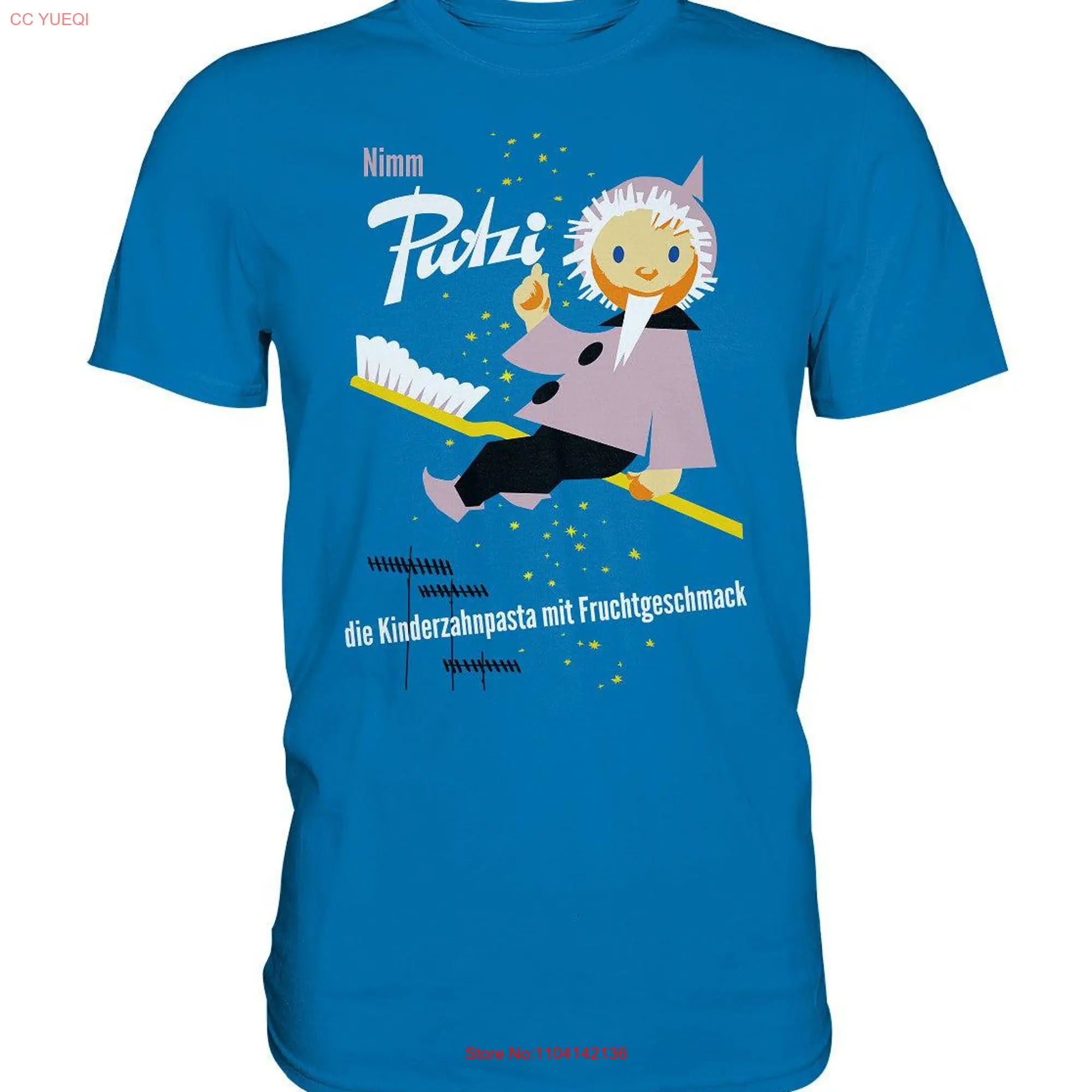 PREMIUM SHIRT UNISEX putzi children's toothpaste long or short sleeves