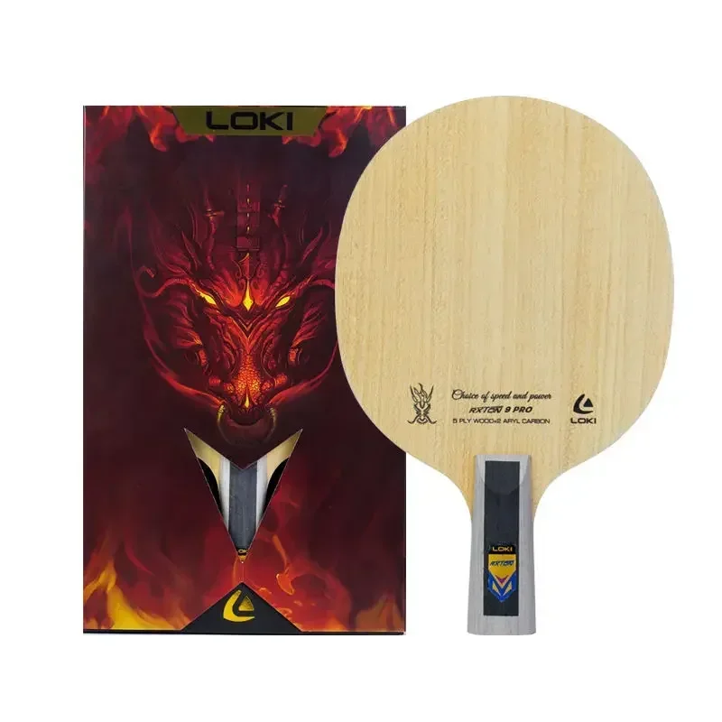 (美品・中国人気CNFラケット)LOKI ROXTON9pro(ラバー付き) LOKI【雷神】 RXTON9PRO - 【LOKI-雷神】 - 卓球の森～卓球用品専門店～