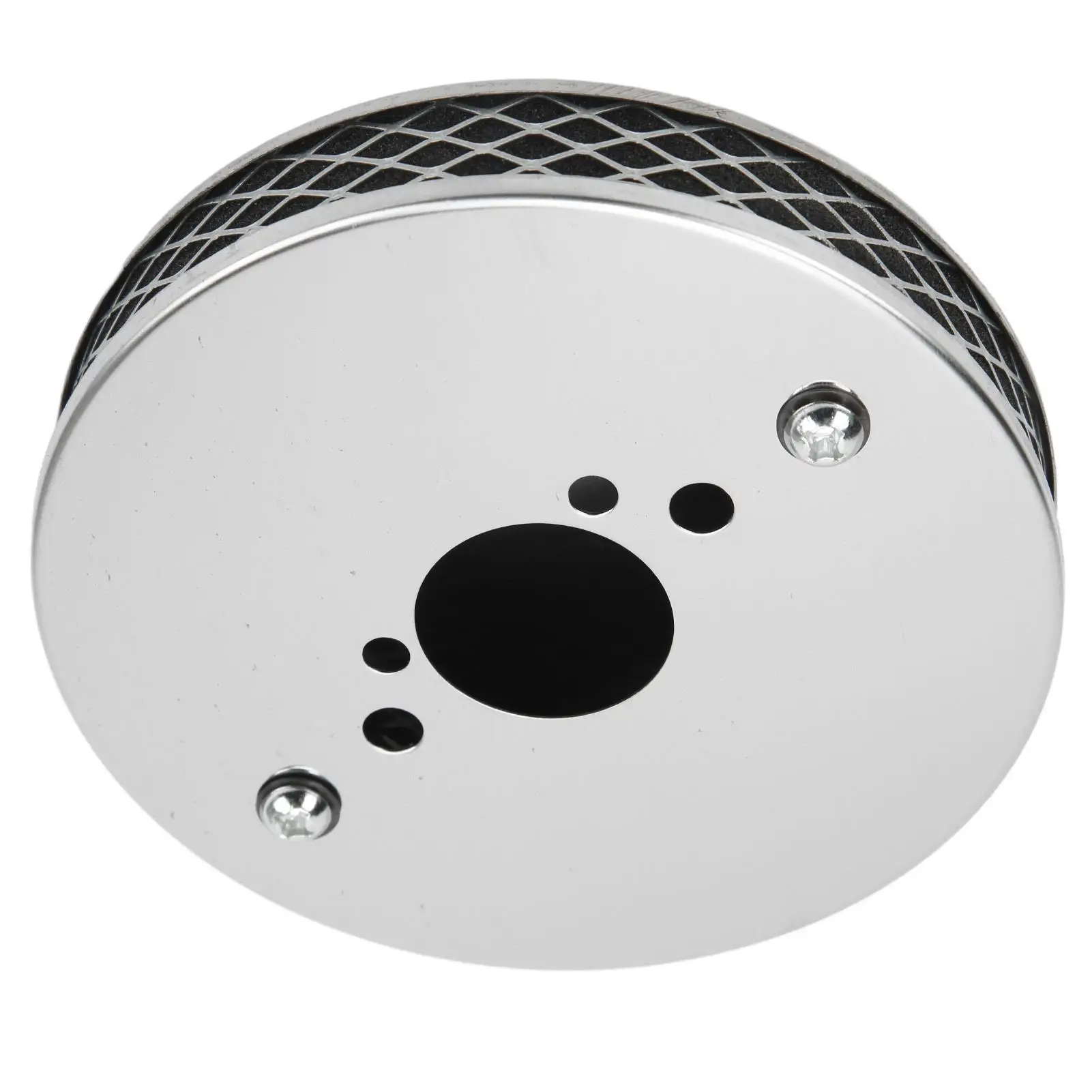 منقي هواء كروم 14 × 3 سم فلتر هواء عالي التدفق سطح أزرق بديل لمكربن su HS2 11⁄4 بوصة للإصلاح #4