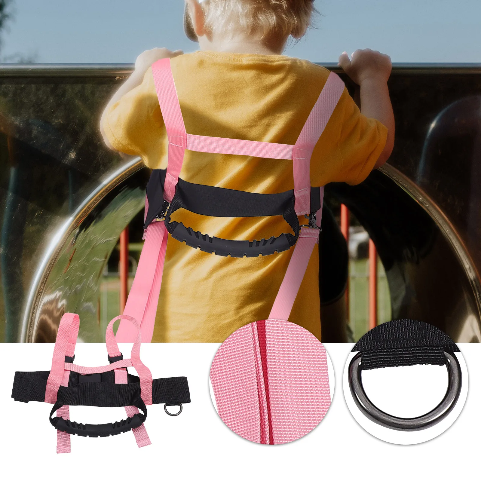 

Ski Safety Anti fall Rope Kid Kids Outdoor Skating Strap Adjustable Shockproof Leash Handle for Children Bag