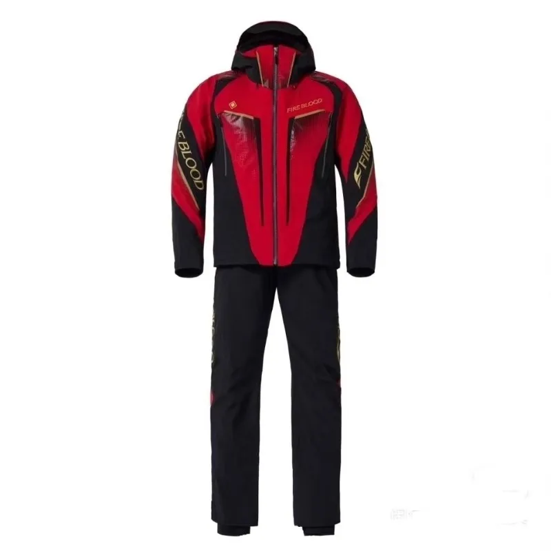 

2025 Winter New Fishing Jacket Waterproof and Warm Fishing Suit for Men Big Size Boat Fishing Overall Pants Clothes Set RT-151X