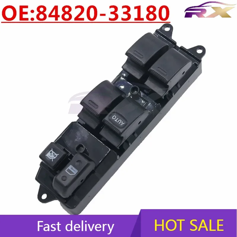 

OEM: 84820-33180 Left Drive Power Window Master Control Switch For Toyota Camry
