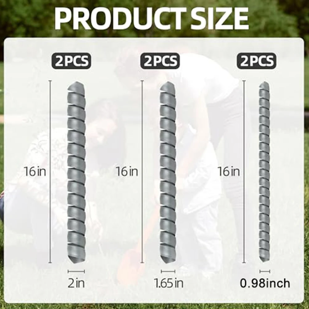 Outdoor Gardening 16 Inch Adjustable Plastic Guards Moisture Barrier Sapling Protectors 16 Inch Height Customizable Diameter