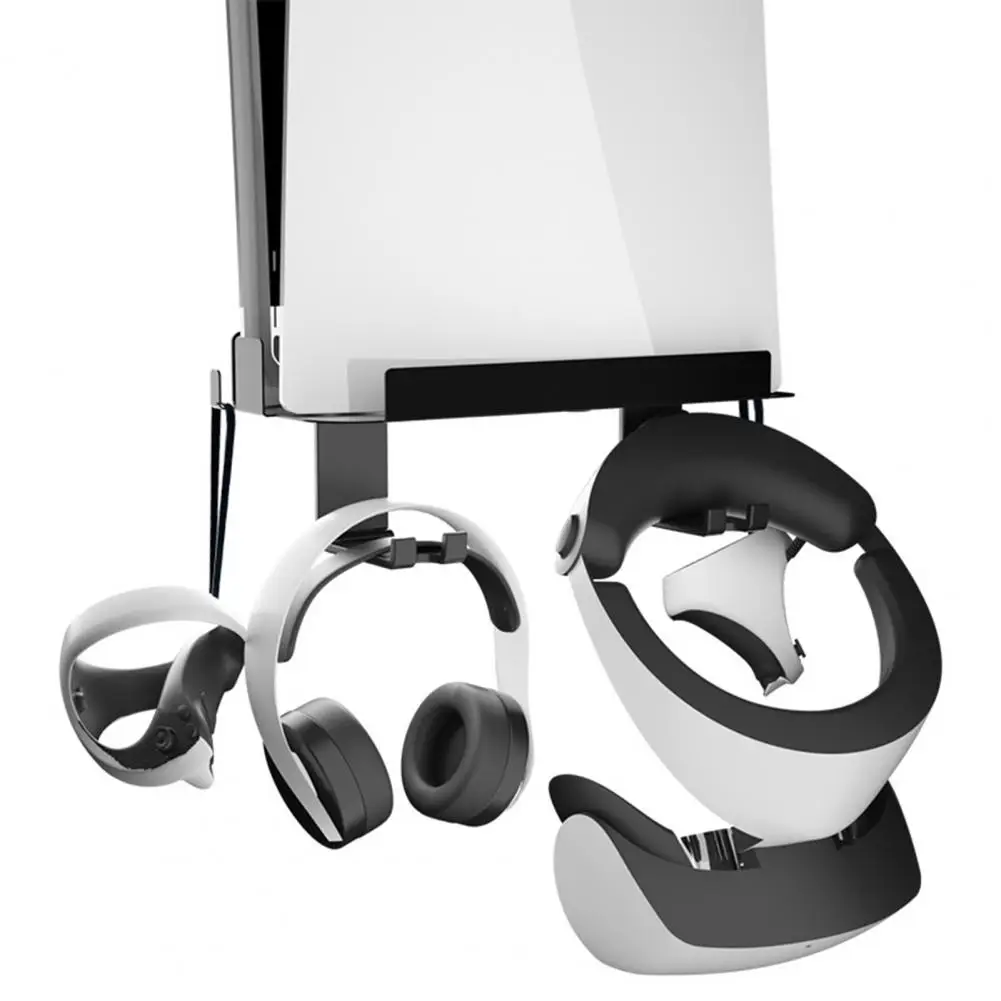 Soporte de auriculares para controlador Ps Vr2, soporte de almacenamiento para consola de juegos montado en la pared para Ps5 con Gamepad Vr para Ps y Ps5