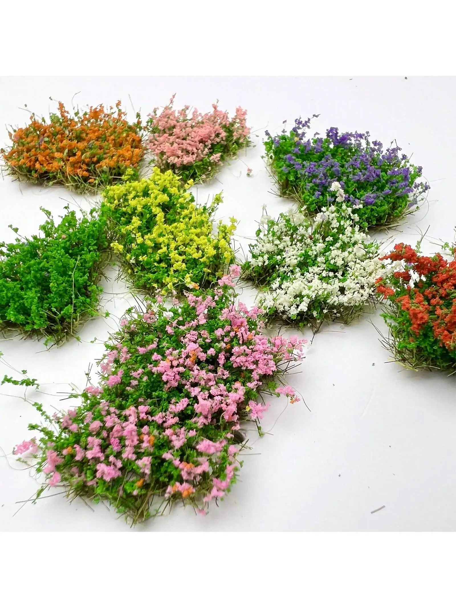 8-10 مللي متر المسيل للدموع زهرة العنقودية العشب نموذج DIY بها بنفسك نموذج صنع المشهد العسكري ديكورات منزلية قطار السكك الحديدية تخطيط الديوراما #3