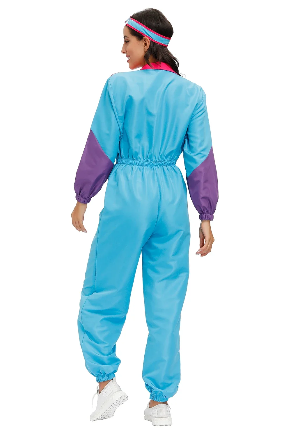 Disfraces Hippies Retro de los 70 y 80 para Adultos, Conjuntos de Cosplay Hippies de Rock y Discoteca para Parejas, Trajes Deportivos Hippies para Hombre y Mujer, Ropa de Fantasía