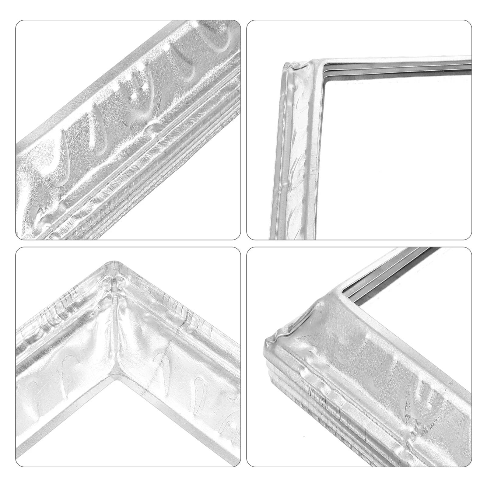 4 Pcs Post Square Bracket Base Trim for Handrail Column Cover Skirt Porch Deck Railing Bases