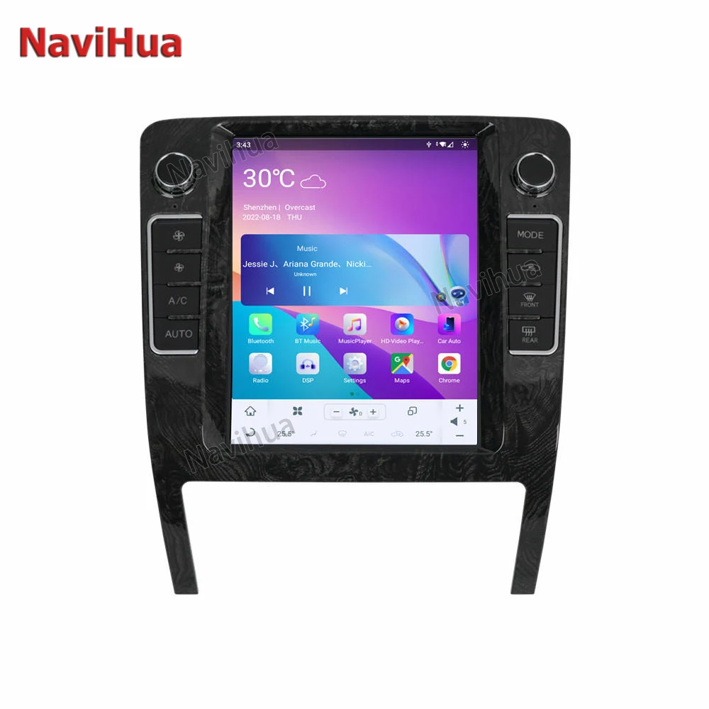 Android Car Stereo GPS Navigation Tesla Style Car DVD Player for Tesla Ekran Toyota Crown Touch Screen wireless carplay