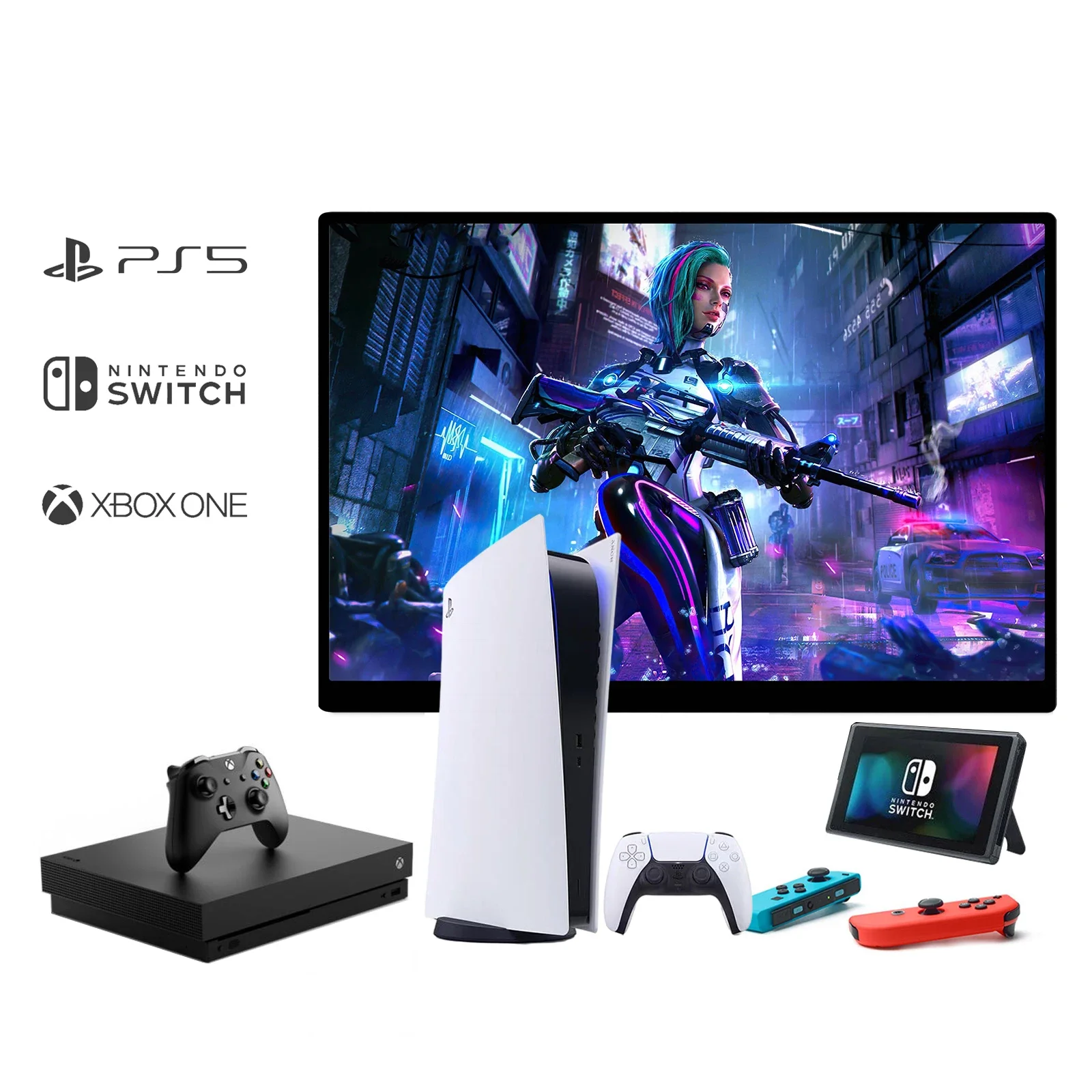 10.5 pouces 1920*1280P FHD 100% sRGB IPS écran tactile Portable sous moniteur pour Switch, PS5, Raspberry Pi, ordinateur Portable