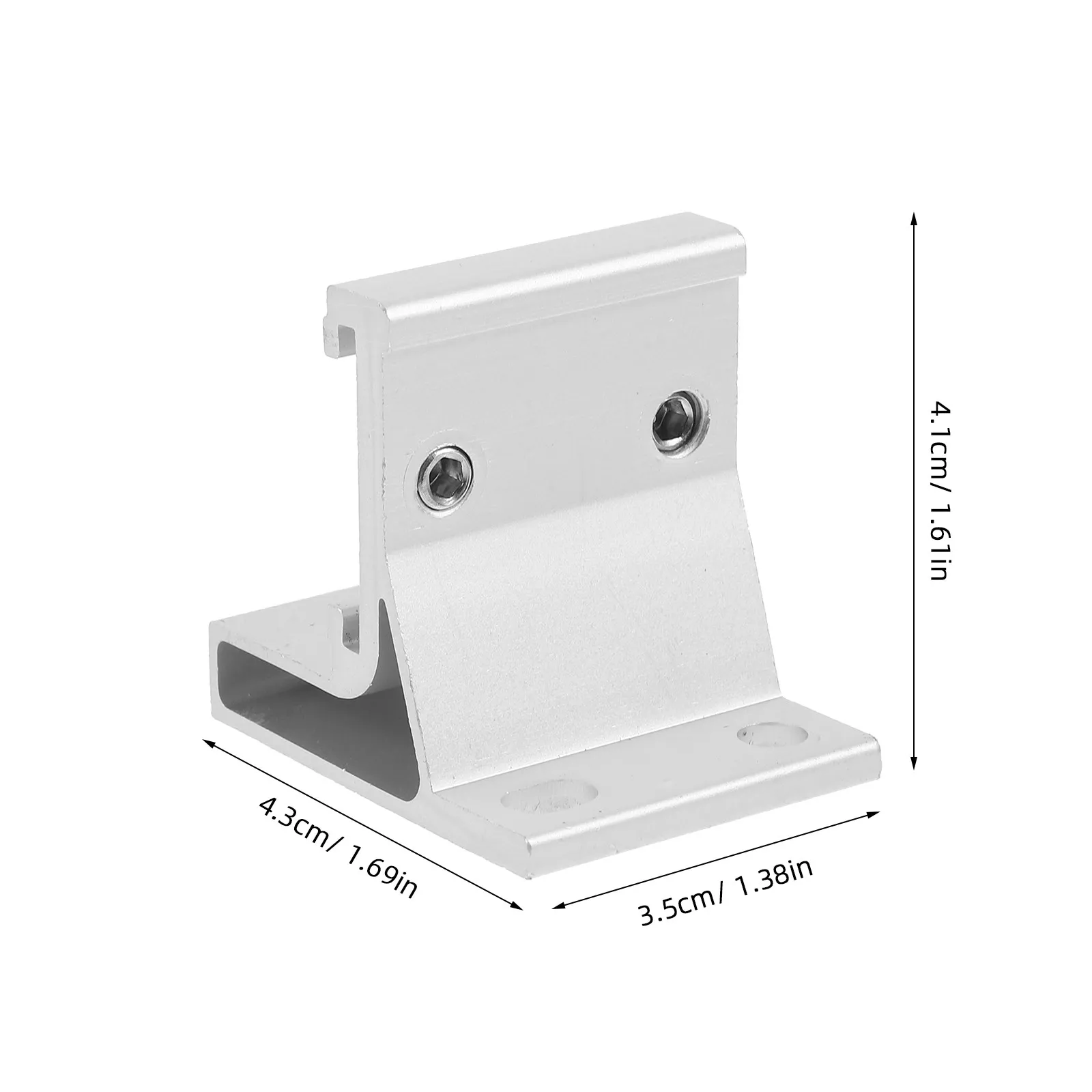 Side Hang Buckle Slide Track Corner Brace Stainless Steel Sliding Door Accessories Folding Door Hardware Reliable