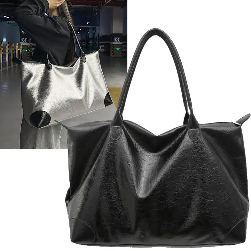 

PU Gym Yoga Tote Bag Sports Fitness Duffel Shoulder Crossbody Bags Outdoor Camping Hiking Climbing Handbag Large Luggage Satchel