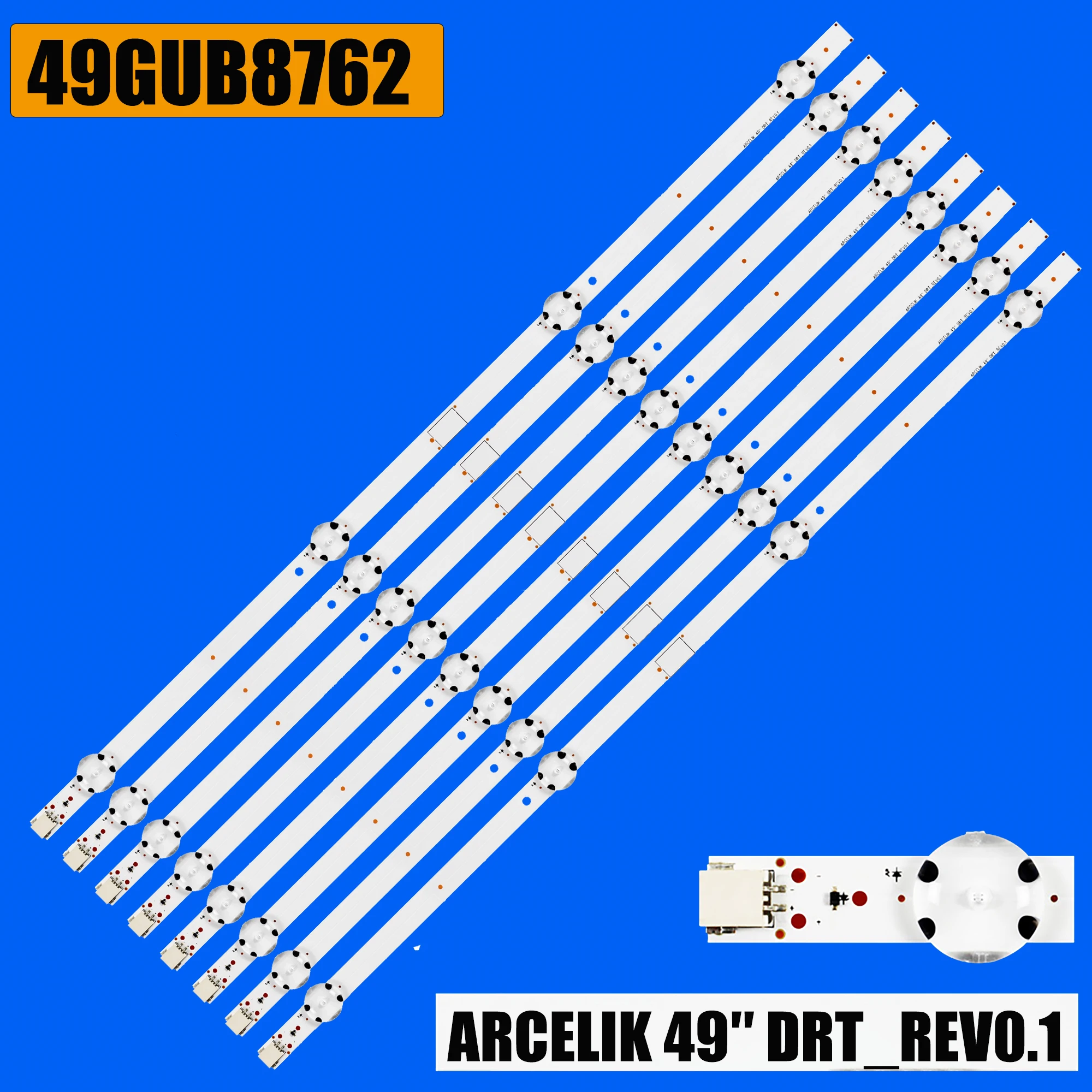 

Лента светодиодной подсветки для 49GUB8765 49GUB8767 49GUB8762 49 VLX 7730 WP 49VLX7730BP 057T49-C158 AL49L 7850 5B AL49L 7850 5B