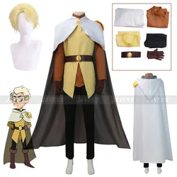 Luz Hunter Cosplay Anime American TV Series Owl House Costume Cloak Cape Pants Uniform Man Halloween Carnival Party Suit