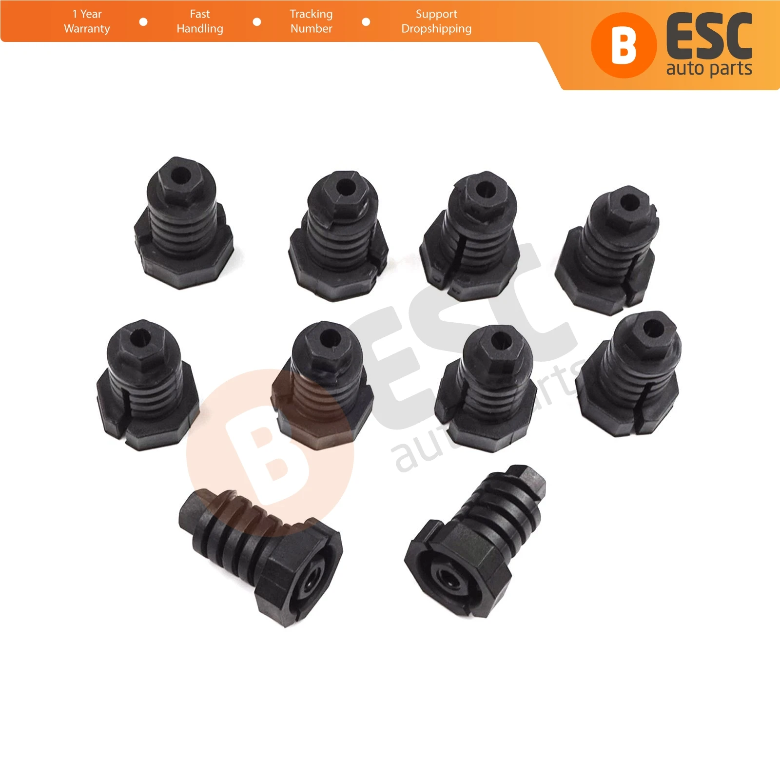 ECF209 10 Pieces Left or Right Headlight Mount Adjusting Adjuster Screw Bolt Fastener 63121387026 for BMW 3 E36 6 E63 E64 Z3 