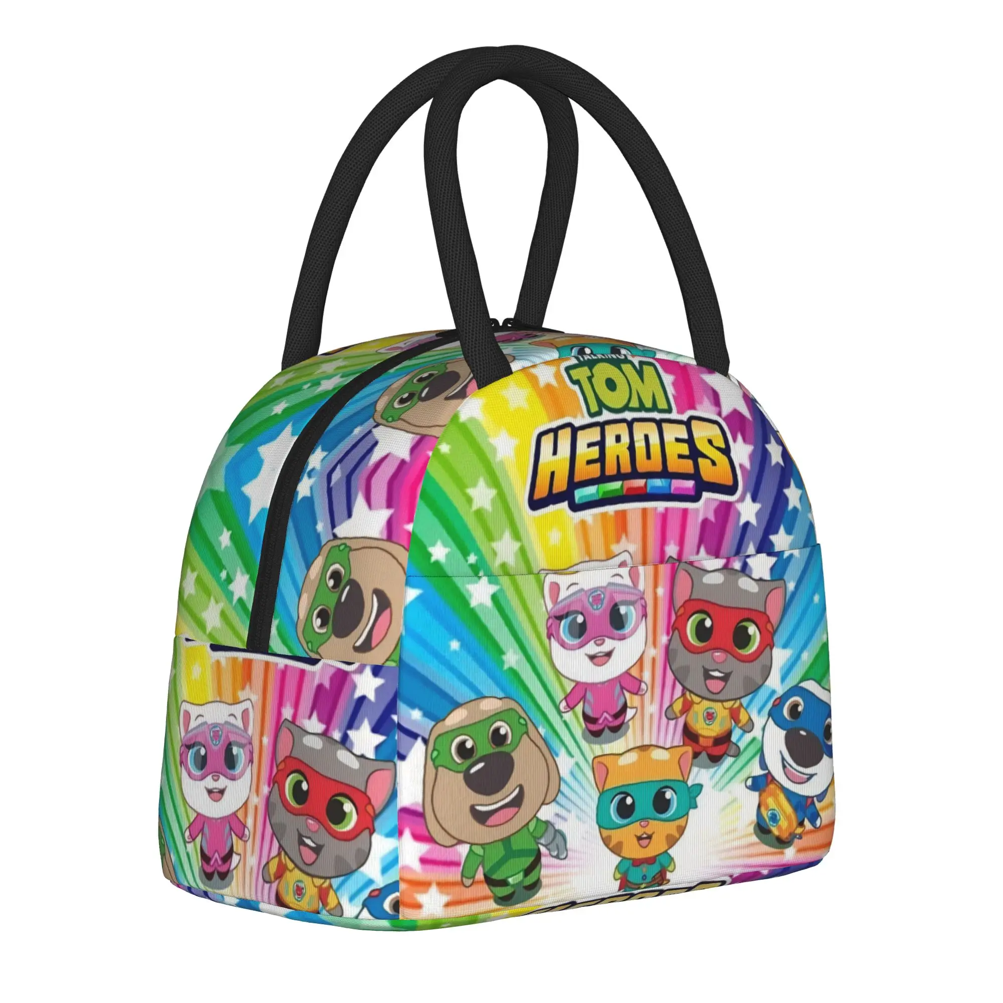 T-Talking T-Tom And F-Friends Merch Insulated Lunch Bag For Office  Food Container Leakproof Cooler Thermal Lunch Boxes