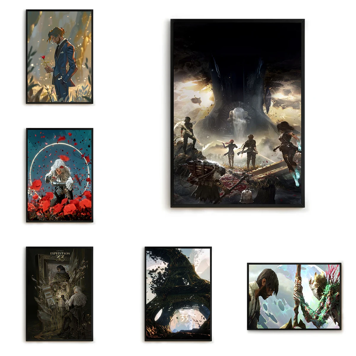 

Game Posters High Quality C-Clair O-Obscur E-Expedition 33 Wall Art for Home Bedroom Living Room Hallway Bar Perfect Gift Idea