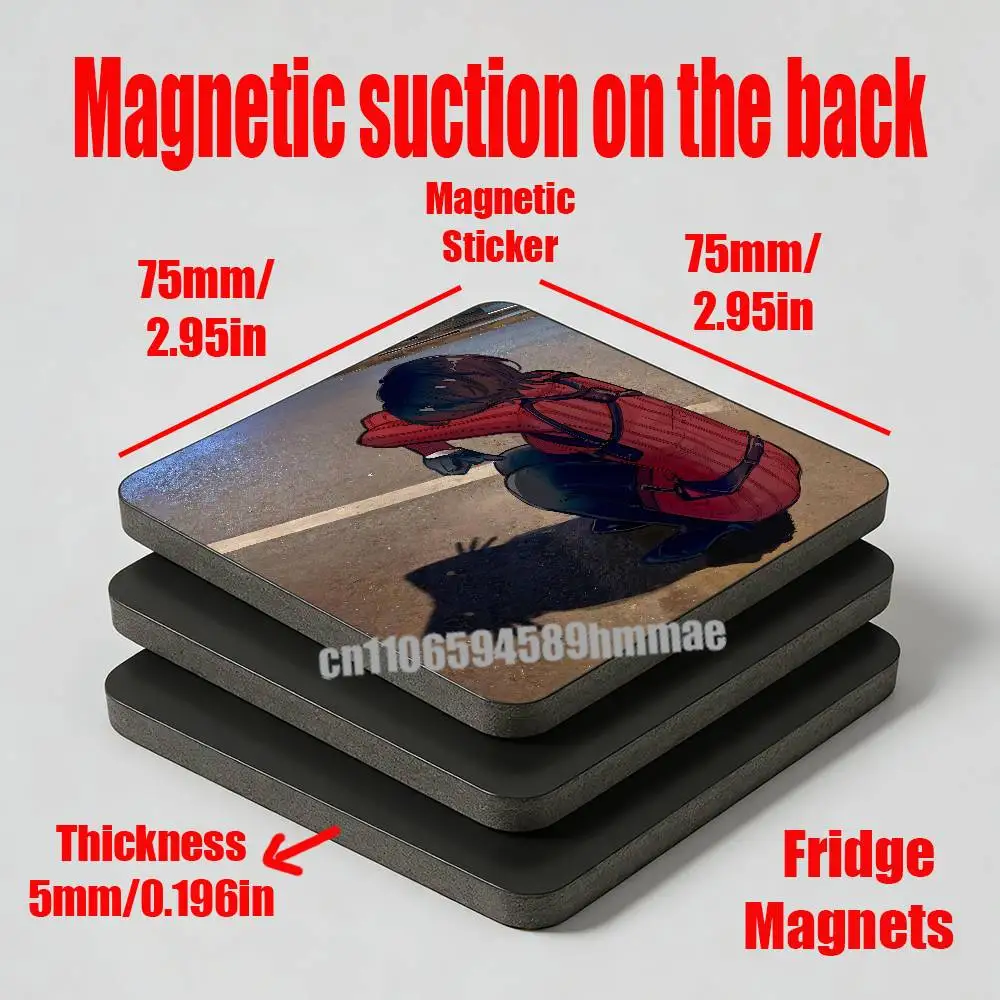 For Ada Wong R-Resident Evil Fridge Magnets Freezer Metal Cabinet Custom Refrigerator Magnetic Card Case