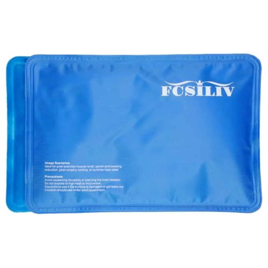 

Reusable Ice Packs for Injuries - Flexible Ice Pack for Injuries - Gel Cold Pack Stays Soft When Frozen for Shoulder, Knee, Ank