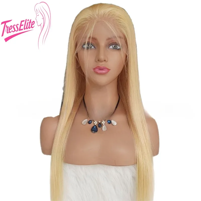 

Real Person Straight Hair Female 180 Density Transparent 13x4 Lace 613 # Pmium Quality Human Hair Natural Look Full Hand Weaving