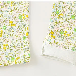 T -Shirt- und Erdbeer -Leggings für 100% Baumwollmädchen, Kinderanzug, Kinderkleidung, Babykleidung, Sommer 2022 8 Hauptverkäufe Malwee Legginghose - №2