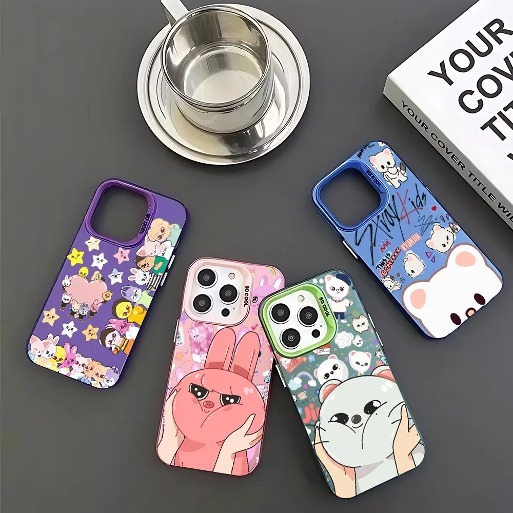 NEW S-Start Kids Cute Character Phone Case for Samsung Galaxy S26 S25 S24 S23 Note20 FE Ultra Edge Plus 5G Anti Fall Matte Cover