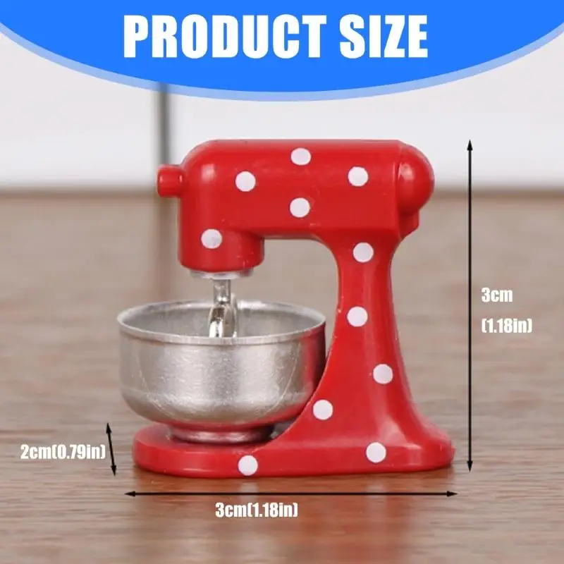 Realistic Wooden Mini Kitchen Set For Doll House Educational Play And Display Collection A2UB