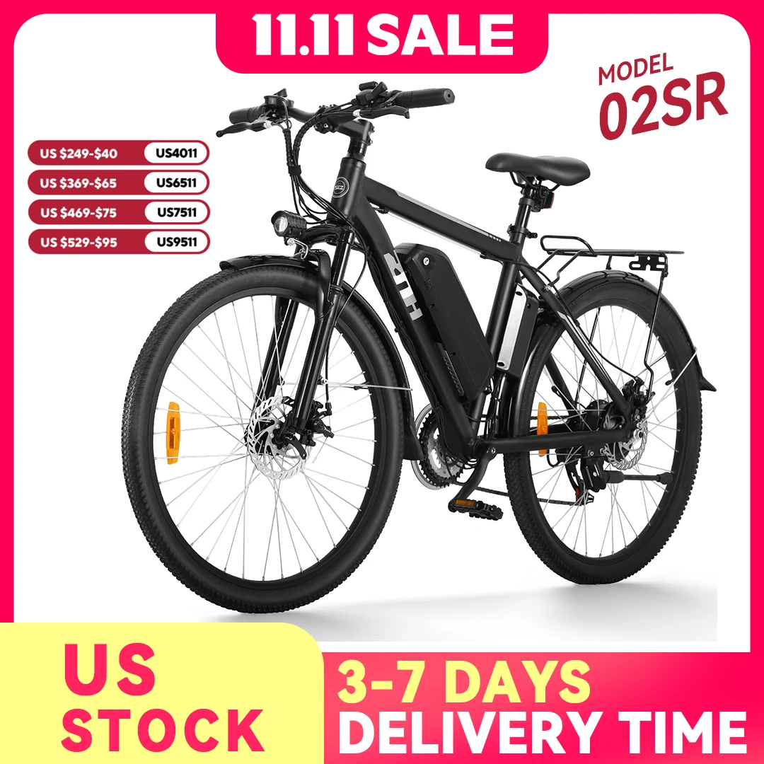 

Электрический велосипед 1000 Вт, пик, 48 В для взрослых, 26-дюймовый электрический горный велосипед со съемной батареей, дальность действия до 50 миль, 20 миль в час