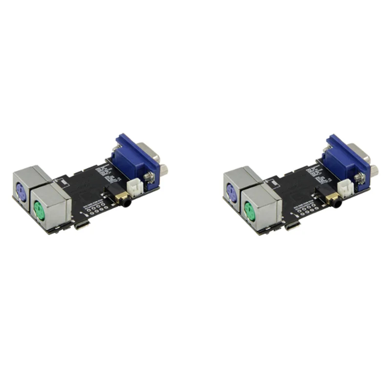 

2X Fabgl VGA32 VGA ESP32 Модуль PSRAM V1.4 Контроллер PS/2 Мышь Клавиатура Графическая библиотека Игры ANSI/VT-AB01