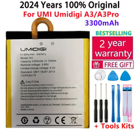 2024 Years 100% Original 3300mAh Replacement Battery For UMI Umidigi A3 A3 Pro High Quality Cell Mobile Phone Batteries Bateria