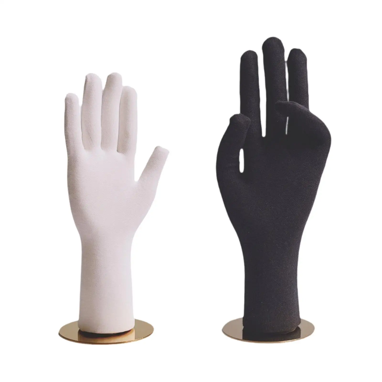 

Mannequin Arm Form Model Jewelry Display Rack Multifunctional Bendable Fingers