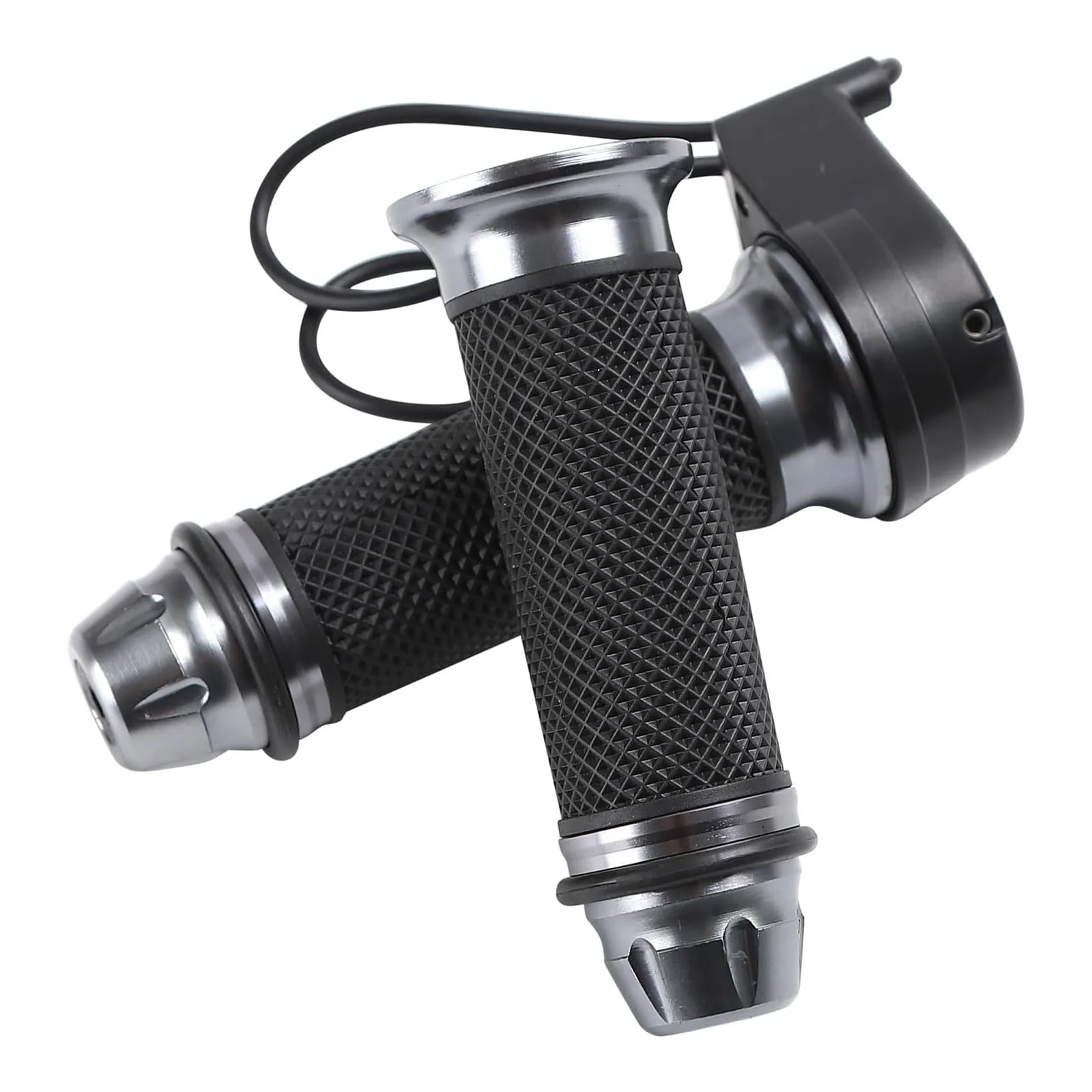 Pegangan Sepeda 7/8 Inci 22Mm Pegangan Tangan Sepeda Motor Pegangan Tangan untuk Aprilia Victory Yamaha BMW Ducati Honda Suzuki Kawasaki