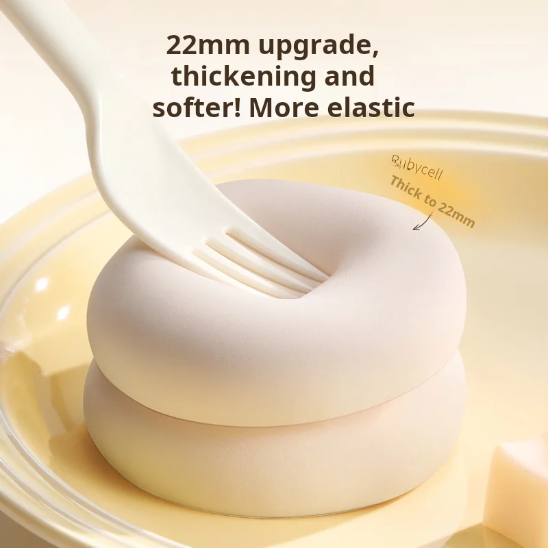 Strumento per il trucco dell'applicatore del cuscino d'aria ultra morbido del frullatore della spugna del fondotinta liquido Magic Sticky Puff, accessorio cosmetico senza lattice