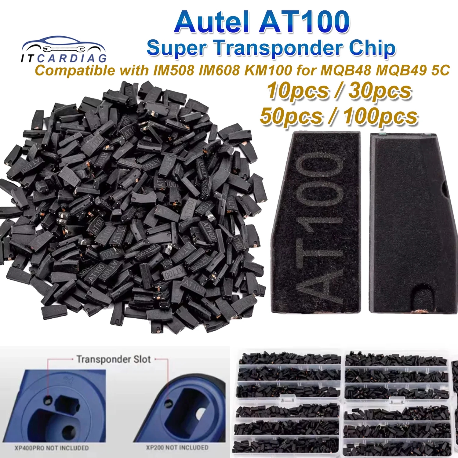 

Для Autel AT100 супер чип транспондера чип автомобильного ключа для программирования ключей транспортных средств