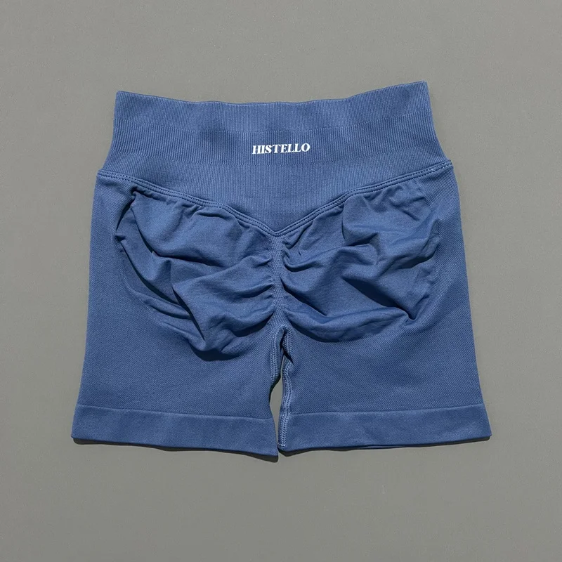 HISTELLO Impact Shorts Df Substitute High Waist Damen Yoga Workout Shorts Nahtlose Leggings Stretch Fitness Gym Laufshorts – Detail 18