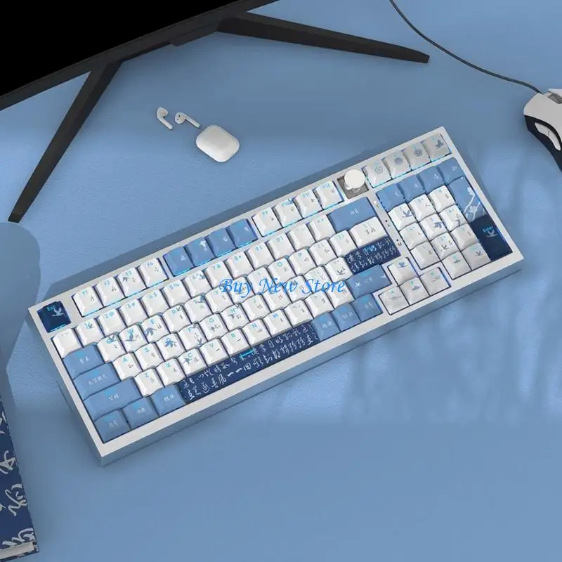 

20CE PBT Backlit Keycaps DyeSublimation WildGoose Keycap Personality Double Shot